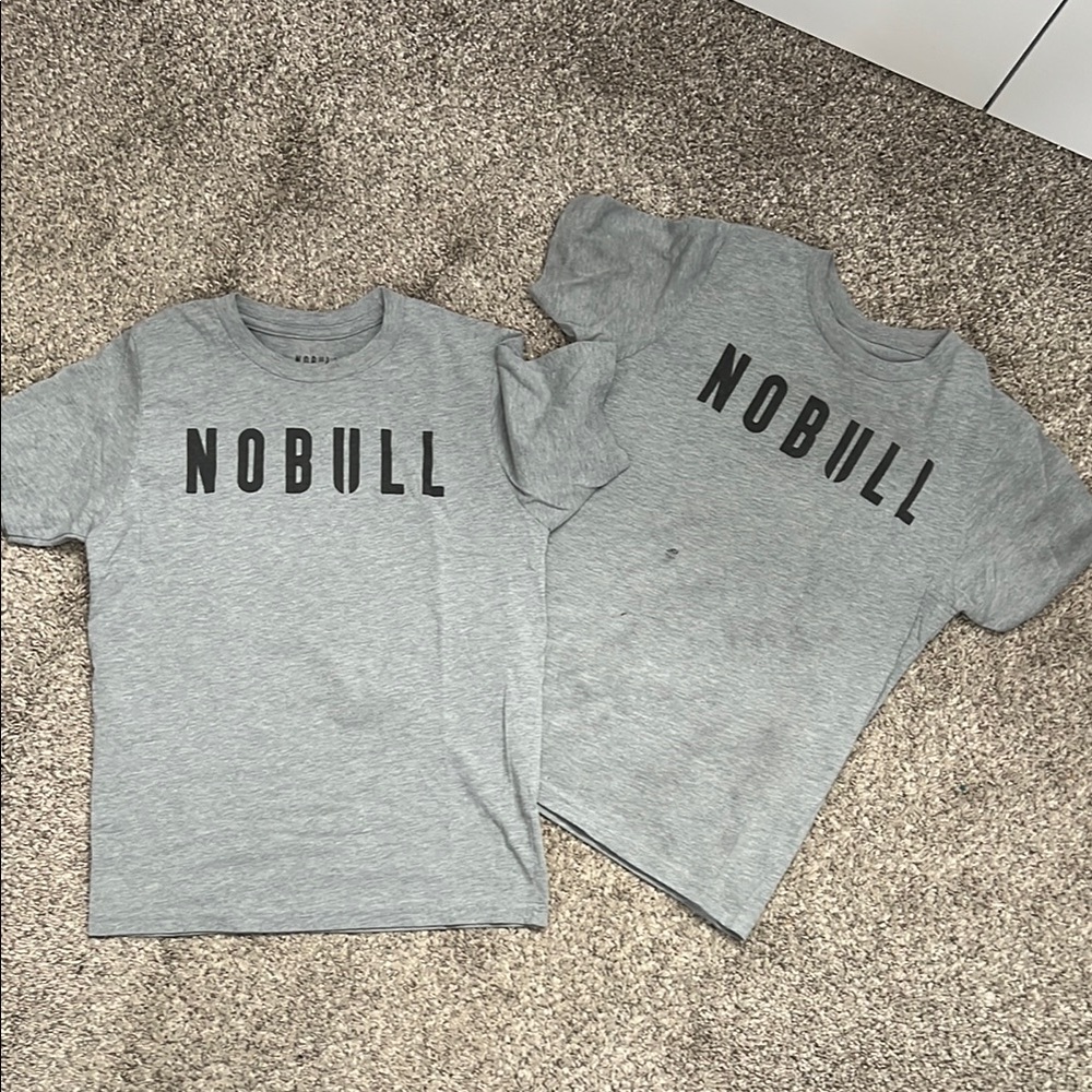 NOBULL | 2 Kids Gray T-Shirts